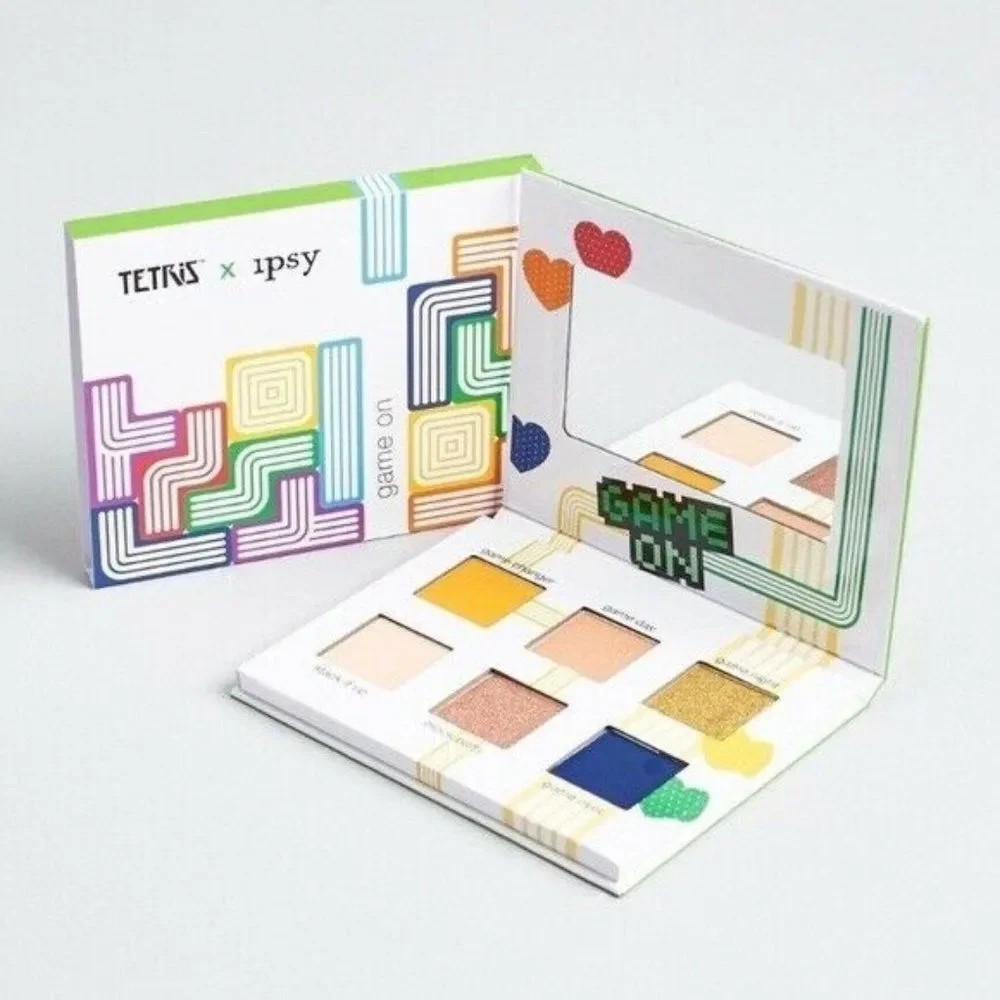 Tetris X Ipsy Game On 6 Eyeshadow Palette Mirror New in Box